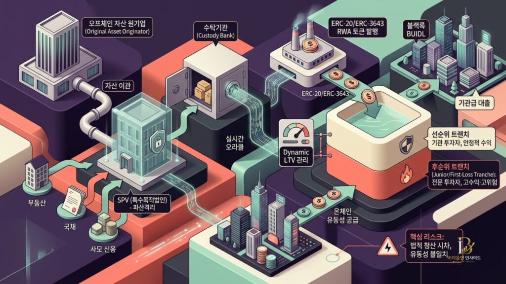 RWA 실물자산 토큰화와 디파이 대출 구조 분석: SPV 담보화 메커니즘부터 2026년 투자 전망까지
