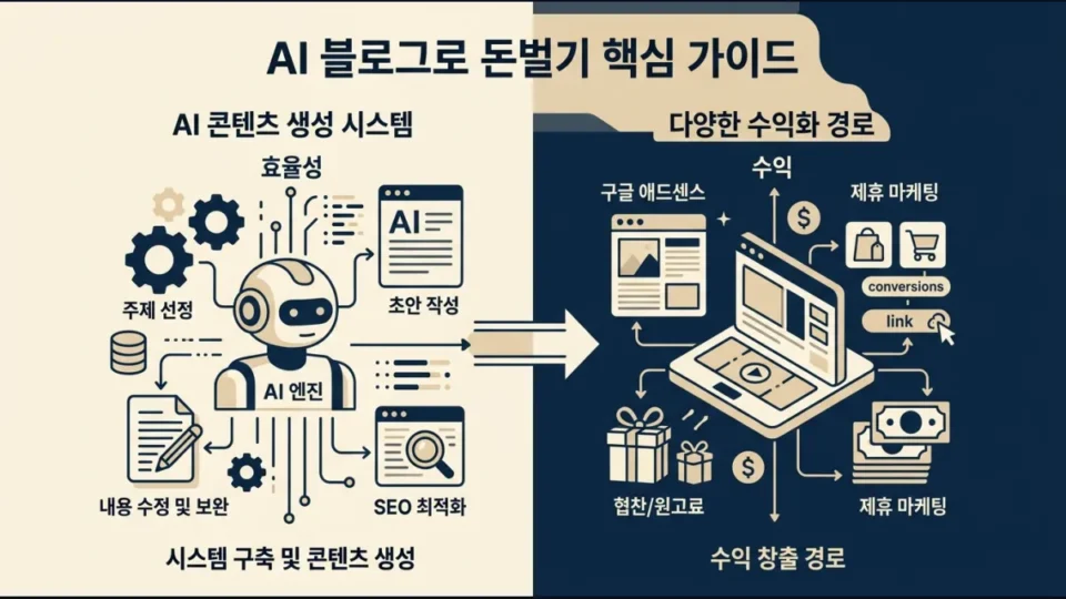 AI 블로그로 돈벌기 핵심 가이드