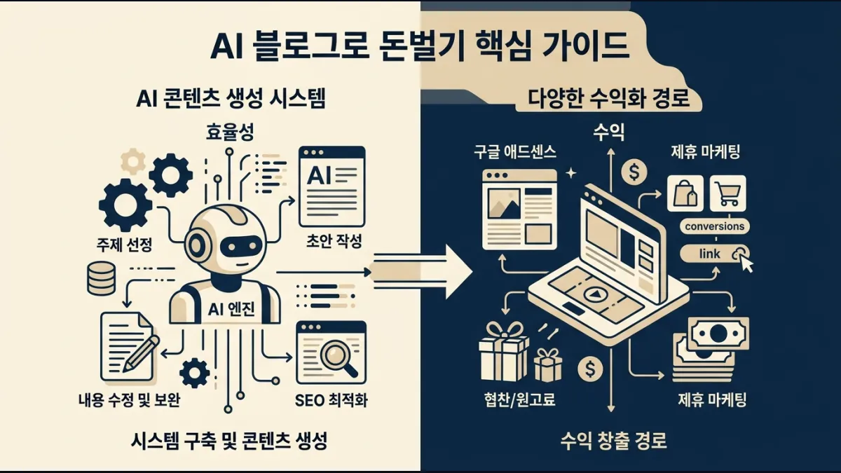 AI 블로그로 돈벌기 핵심 가이드