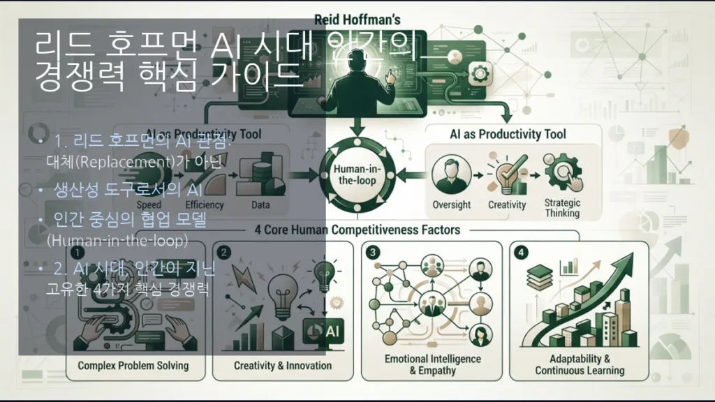 리드 호프먼 AI 시대 인간의 경쟁력 핵심 가이드