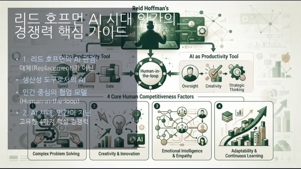 리드 호프먼 AI 시대 인간의 경쟁력 핵심 가이드