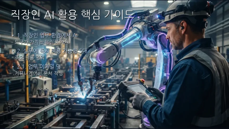 직장인 AI 활용 핵심 가이드