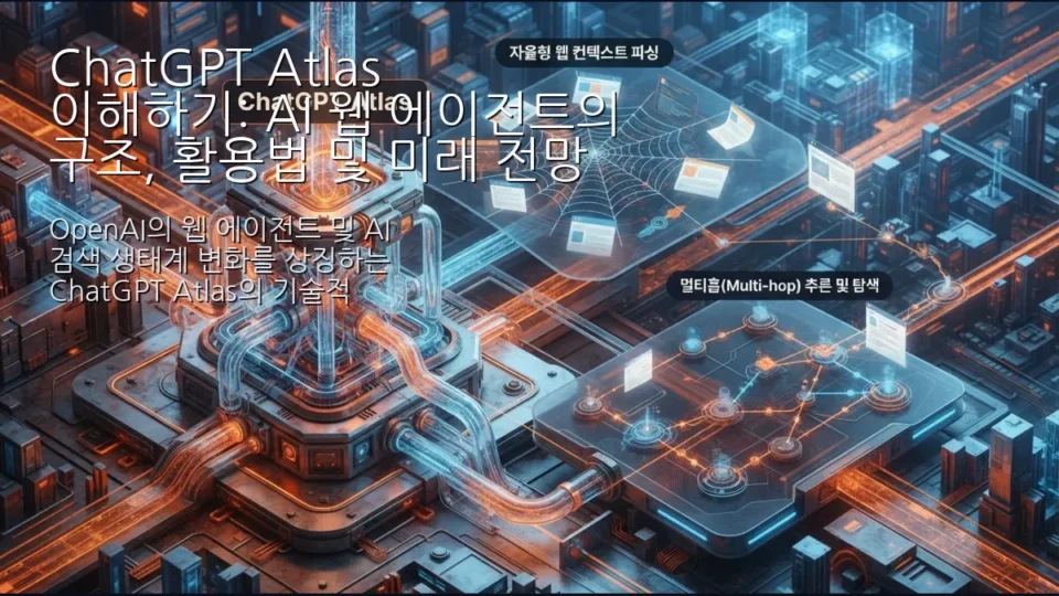 ChatGPT Atlas 이해하기: AI 웹 에이전트의 구조, 활용법 및 미래 전망