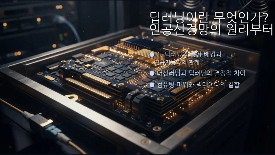딥러닝이란 무엇인가? 인공신경망의 원리부터 최신 아키텍처와 실전 활용까지 총정리