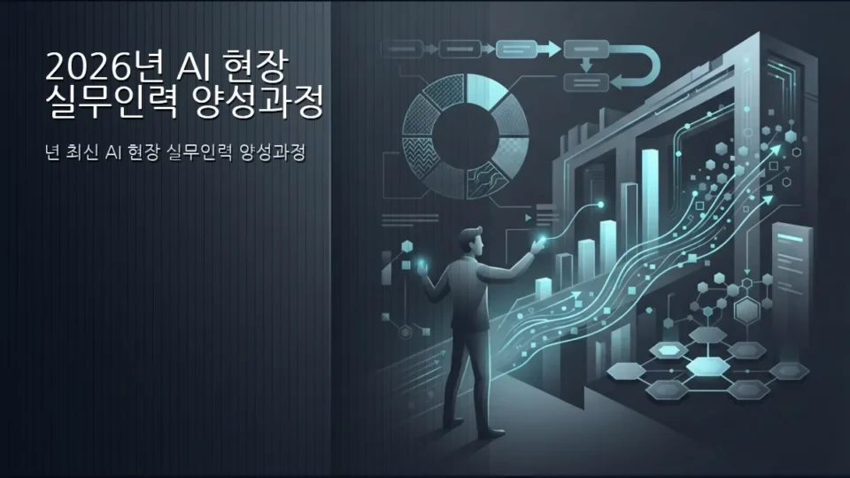 2026년 AI 현장 실무인력 양성과정 총정리: 국비지원 혜택부터 기업 DX·4060 직무 전환 실전 가이드