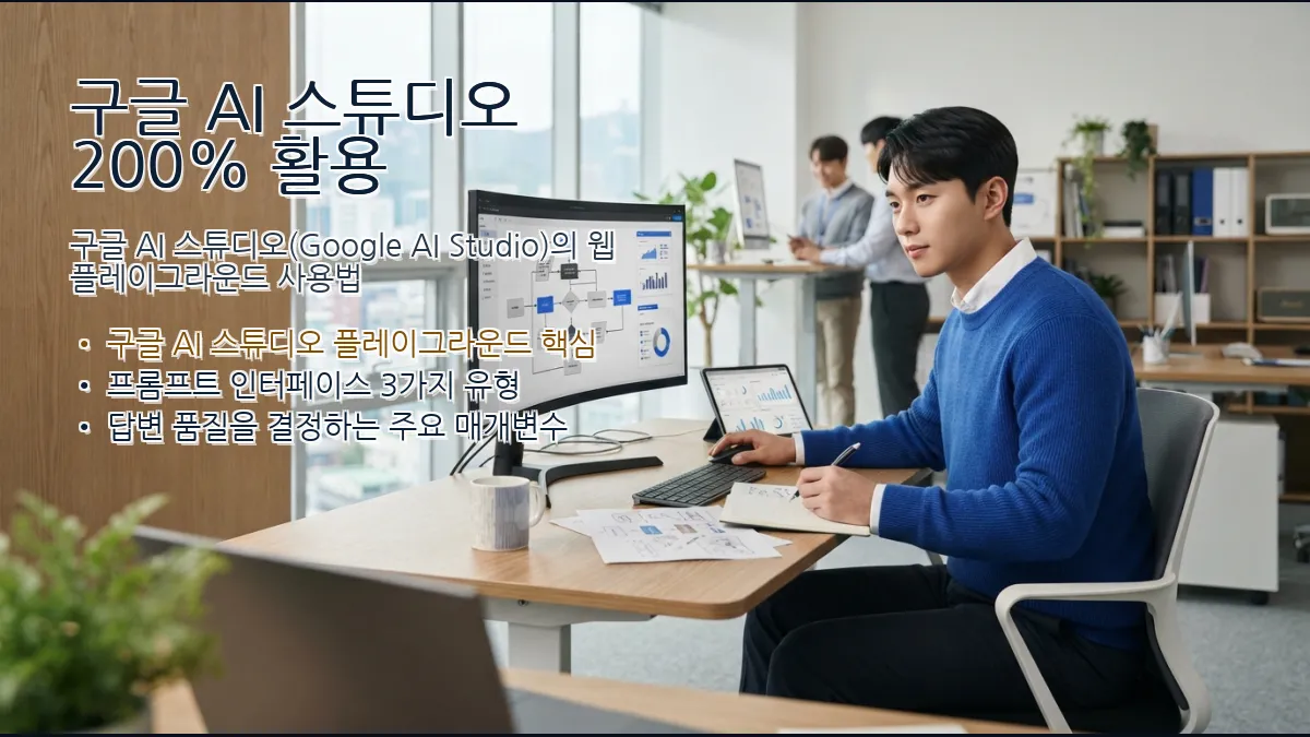 구글 AI 스튜디오 200% 활용 가이드: 무료 Gemini API 키 발급부터 프롬프트 설계·1인 비즈니스 업무 자동화 전략까지