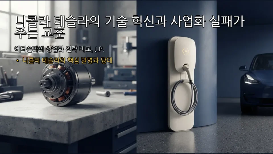 니콜라 테슬라의 기술 혁신과 사업화 실패가 주는 교훈: 기술 우위와 현금흐름·IP 수익화 전략의 차이