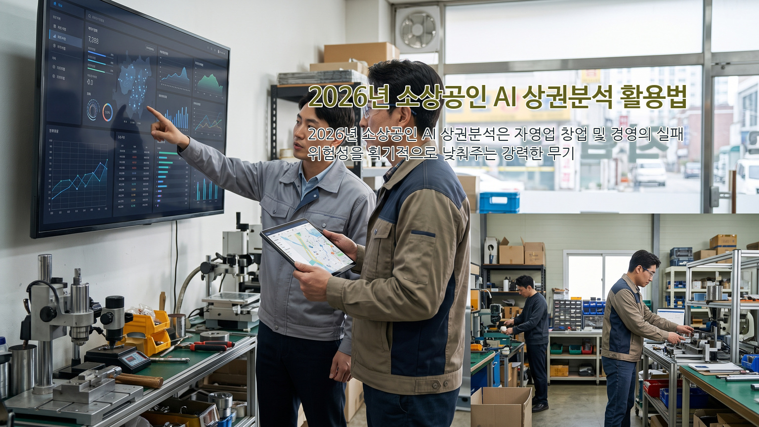 2026년 소상공인 AI 상권분석 활용법: 소상공인365 빅데이터 진단부터 매출 추정·입지 선정 및 정부 지원사업 가이드