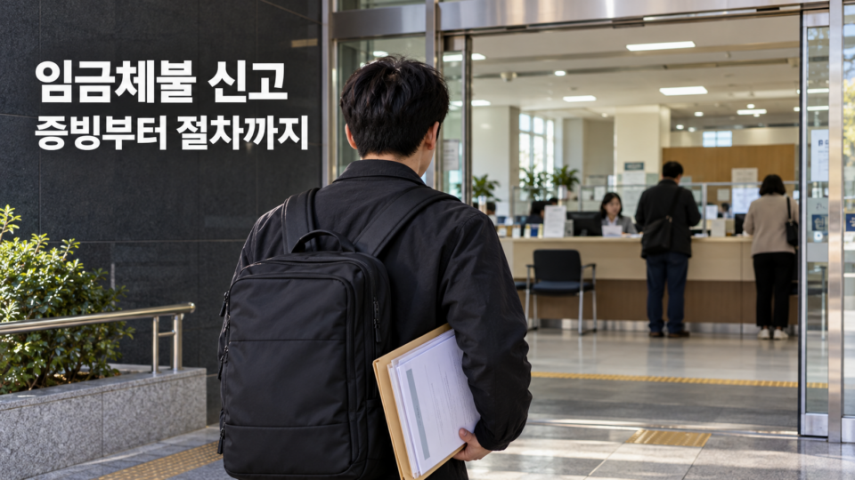 임금체불 신고 증빙부터 절차까지